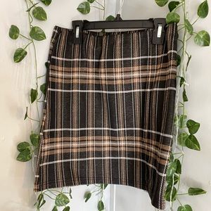 Hesperus mini skirt plaid size medium